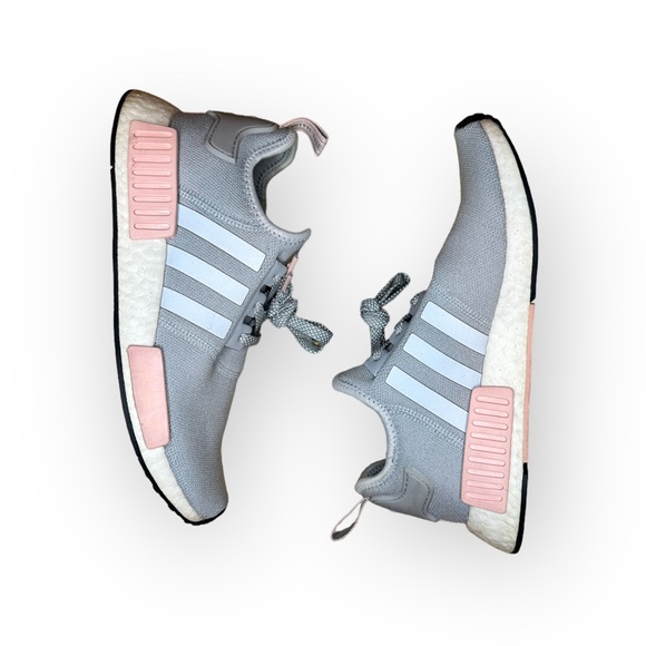 adidas gazelle silver green womens adidas NMD_R1 Shoes - Kids - Cloud White / Cloud White / Screaming Pink